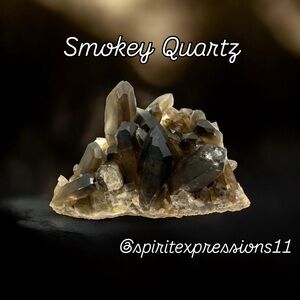 Smokey Quartz Crystal Cluster